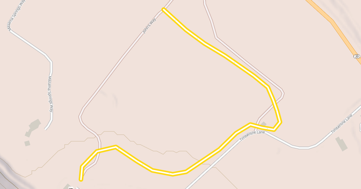 Map preview of John's Way