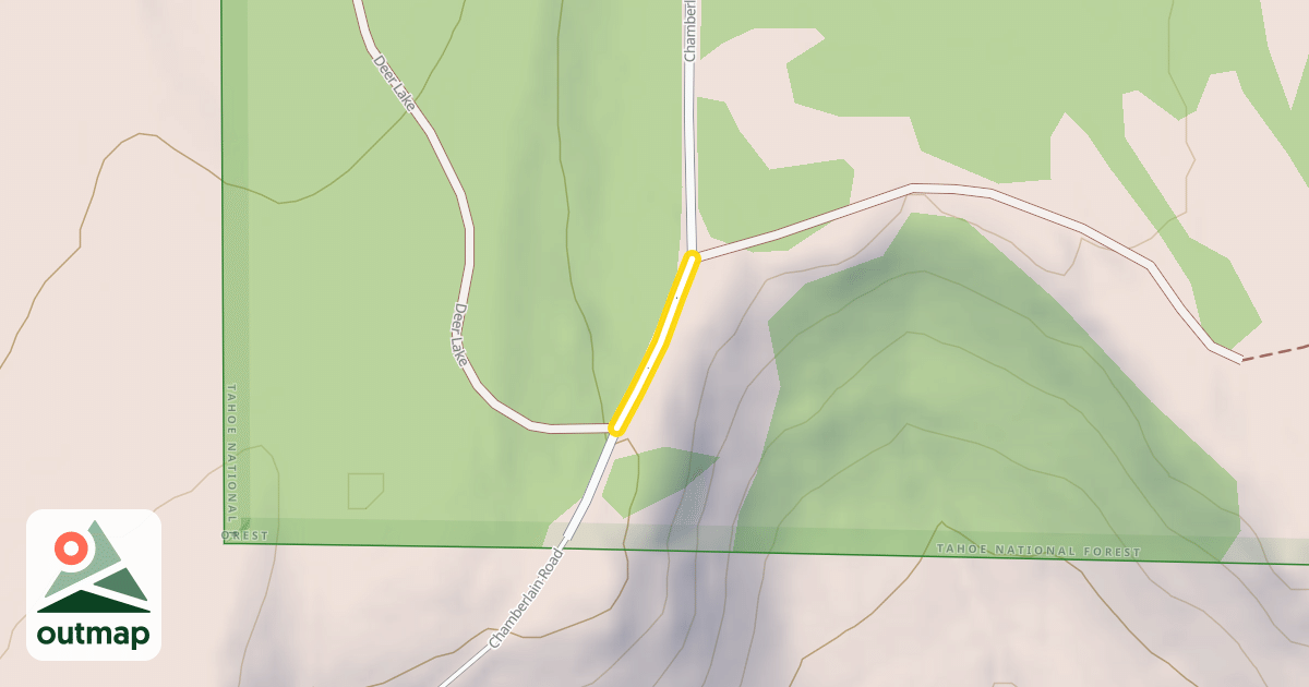 Map of Chamberlain Road