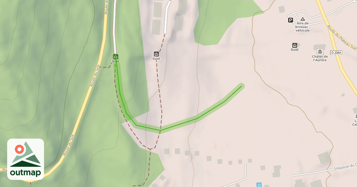 Map of Campanule
