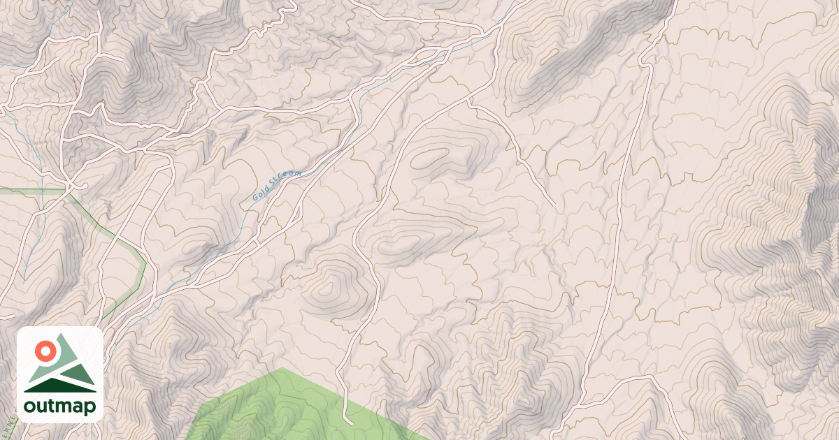 Map of DESERT ROAD