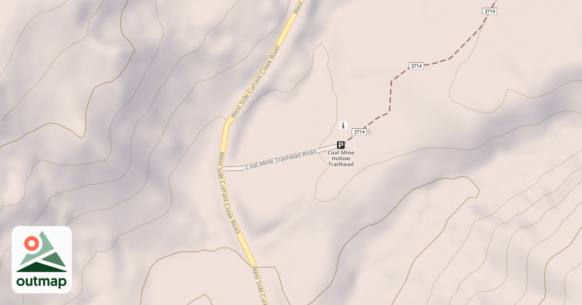 Map of COAL MINE TRAILHEAD