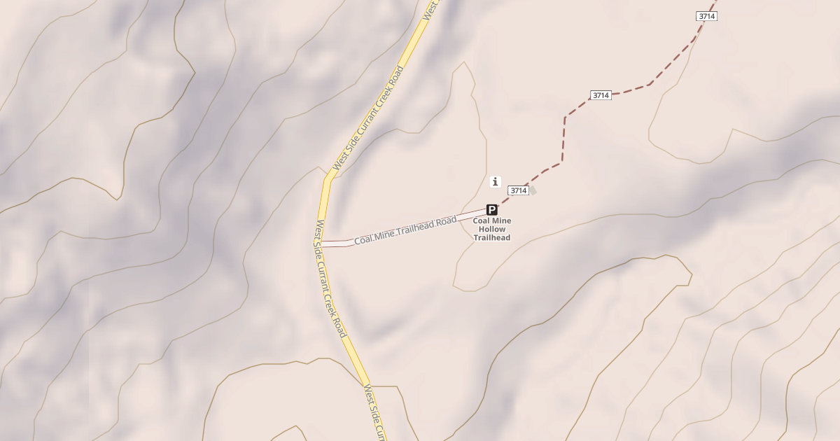 Map preview of COAL MINE TRAILHEAD