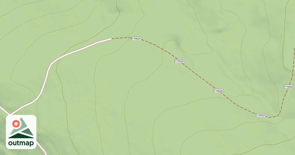 Map of ALPINE CREEK SPUR