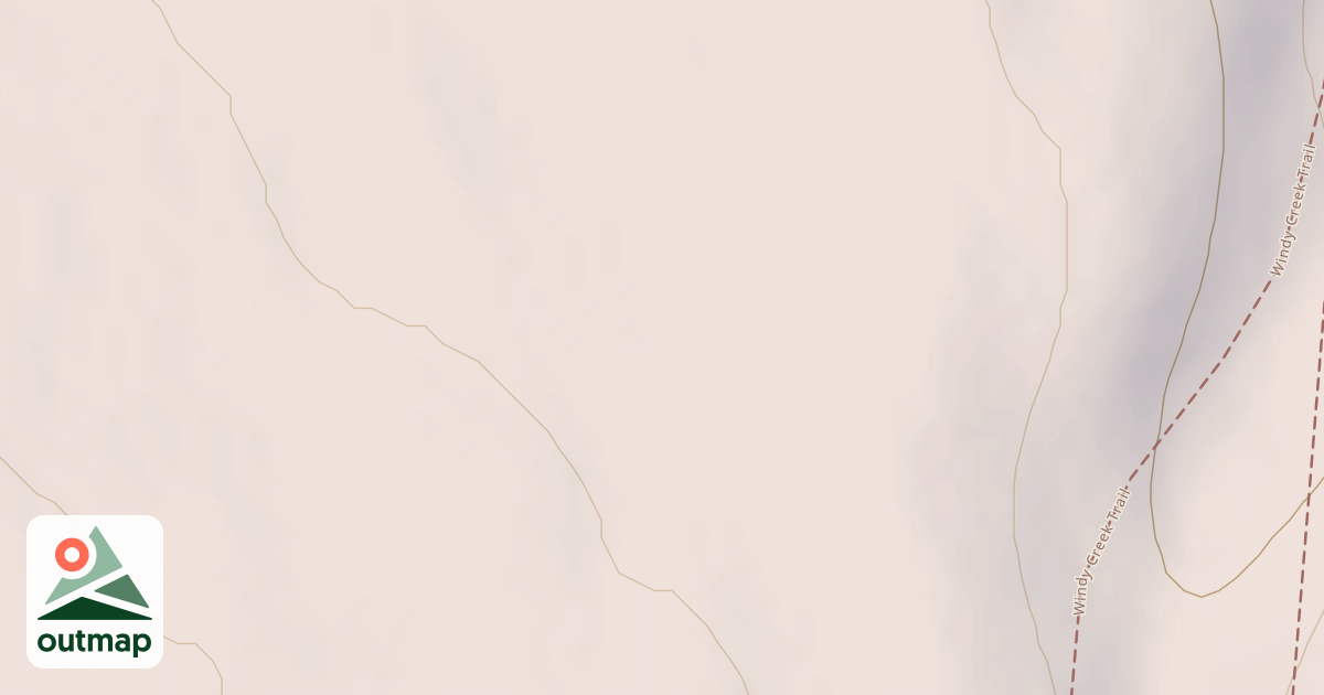 Map of Windy Creek Subsistence Ohv Trail