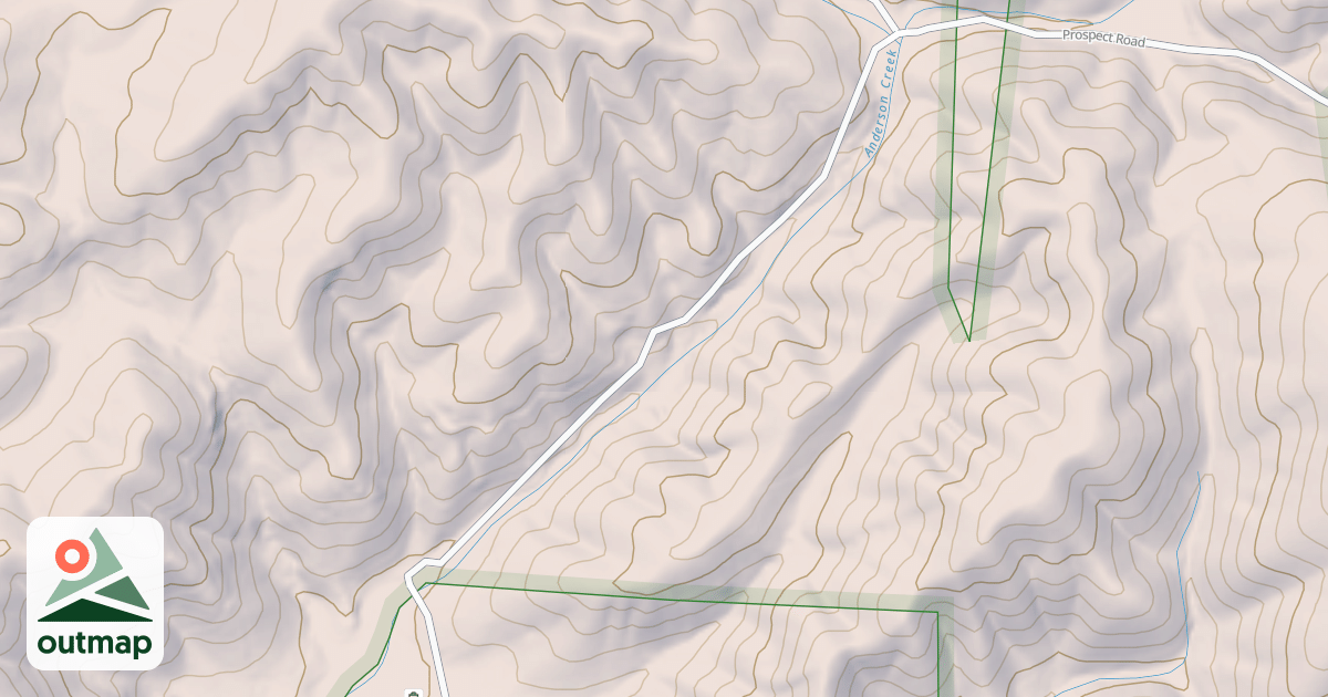 Map of ANDERSON CREEK