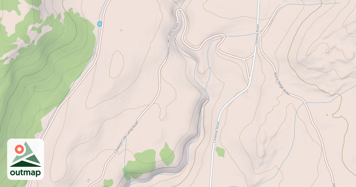 Map of CLINETOP COW CAMP