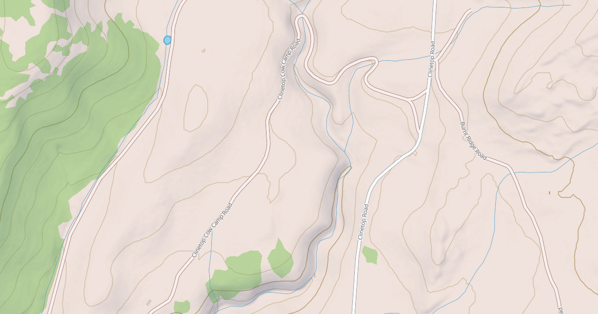 Map preview of CLINETOP COW CAMP