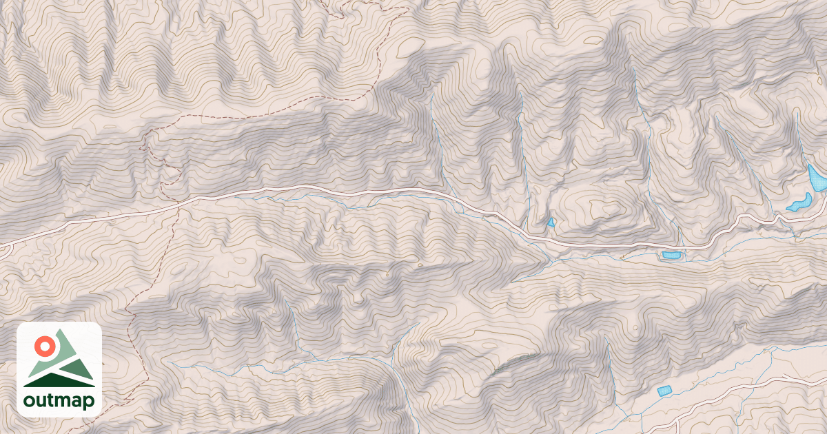 Map of GLADE MOUNTAIN