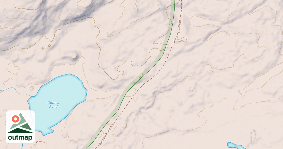 Map of Guinea Pond Trail