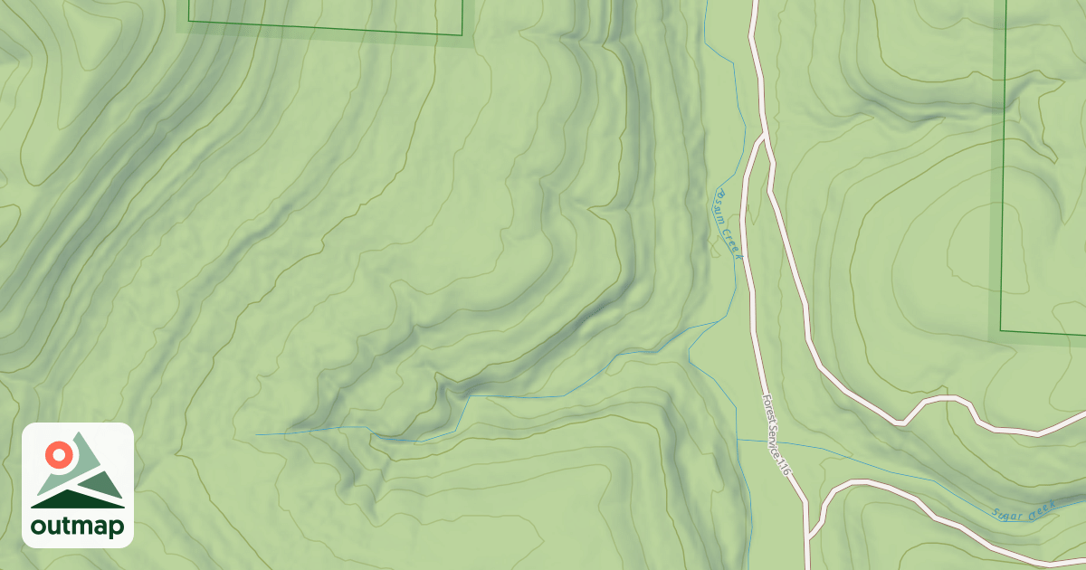 Map of USFS National Forest System Roads {1243D108-F064-4132-B6C4-94A8B8934106}