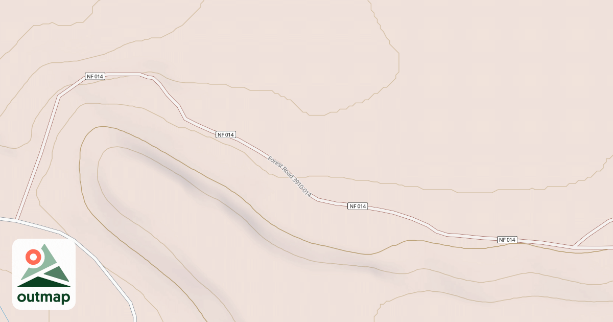 Map of COW RIDGE