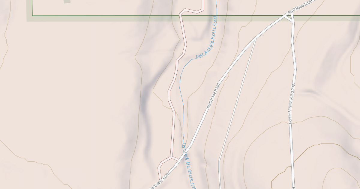 Map preview of EAST FORK FISHING