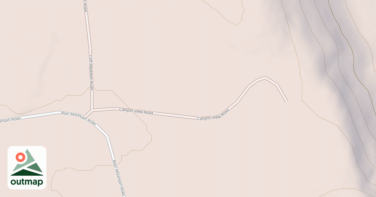 Map of CANYON VIEW