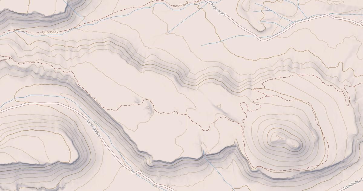 Map preview of Limekiln Peak