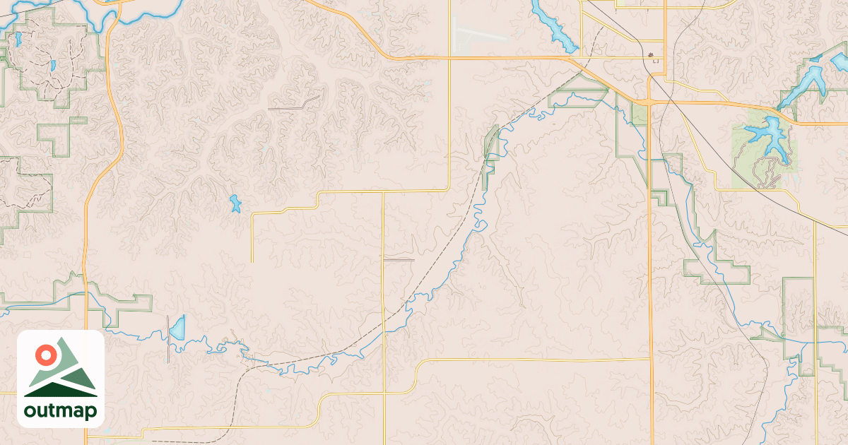 Map of Cinder Path Trail