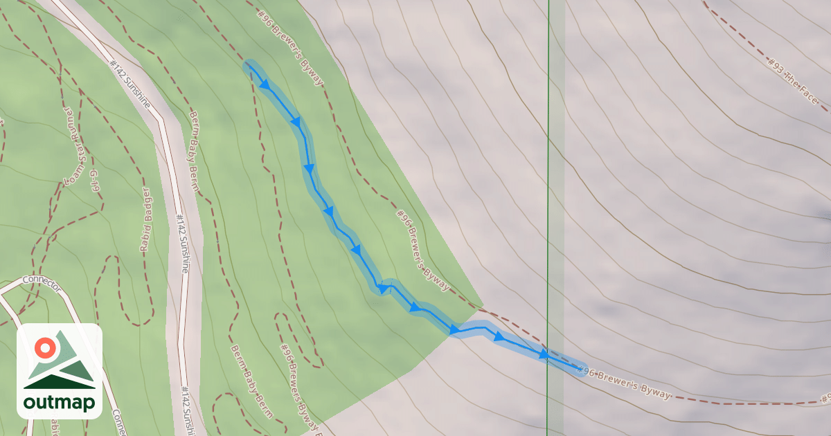 Map of Brewers Cut-Off