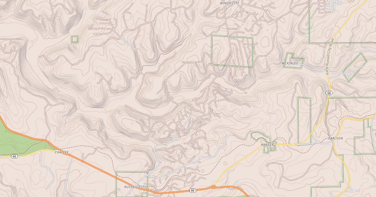 Map preview of WINDY CITY