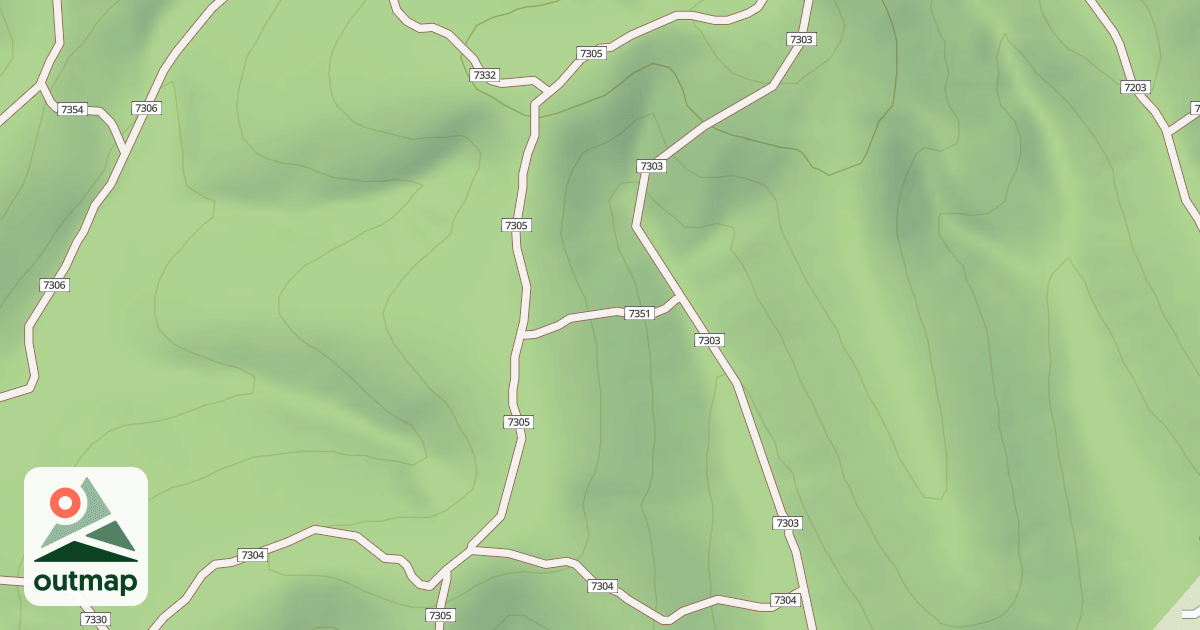 Map of USFS Motor Vehicle Use Map Trails 19708