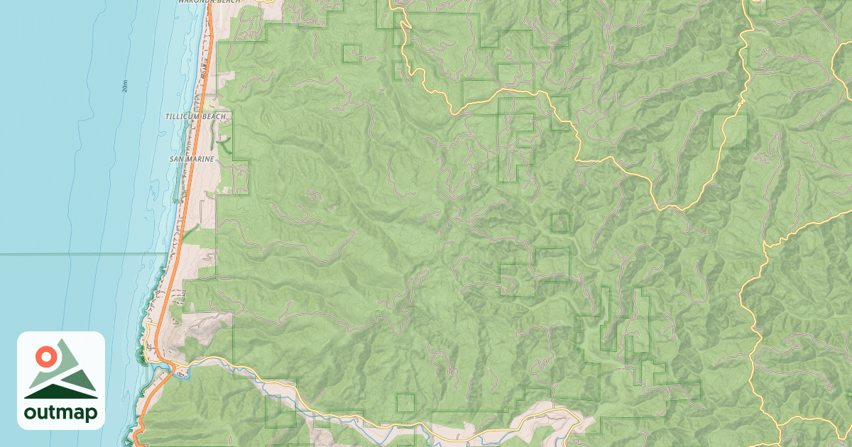 Map of USFS National Forest System Roads {5CA20AD0-B6D6-4DE0-989E-3356967F0F96}