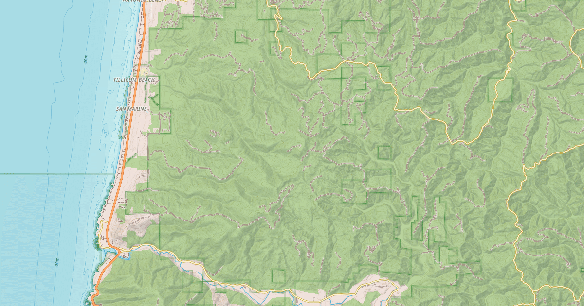 Map preview of USFS National Forest System Roads {5CA20AD0-B6D6-4DE0-989E-3356967F0F96}