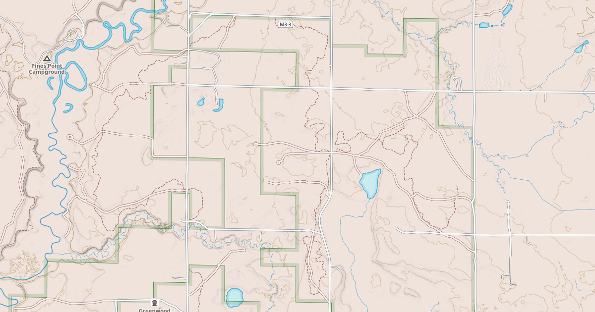 Map preview of HORSESHOE MOTORCYCLE TRAIL