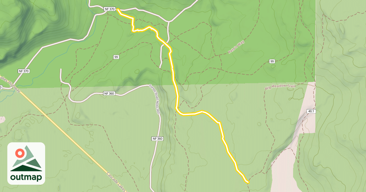 Map of Water Tower Trail
