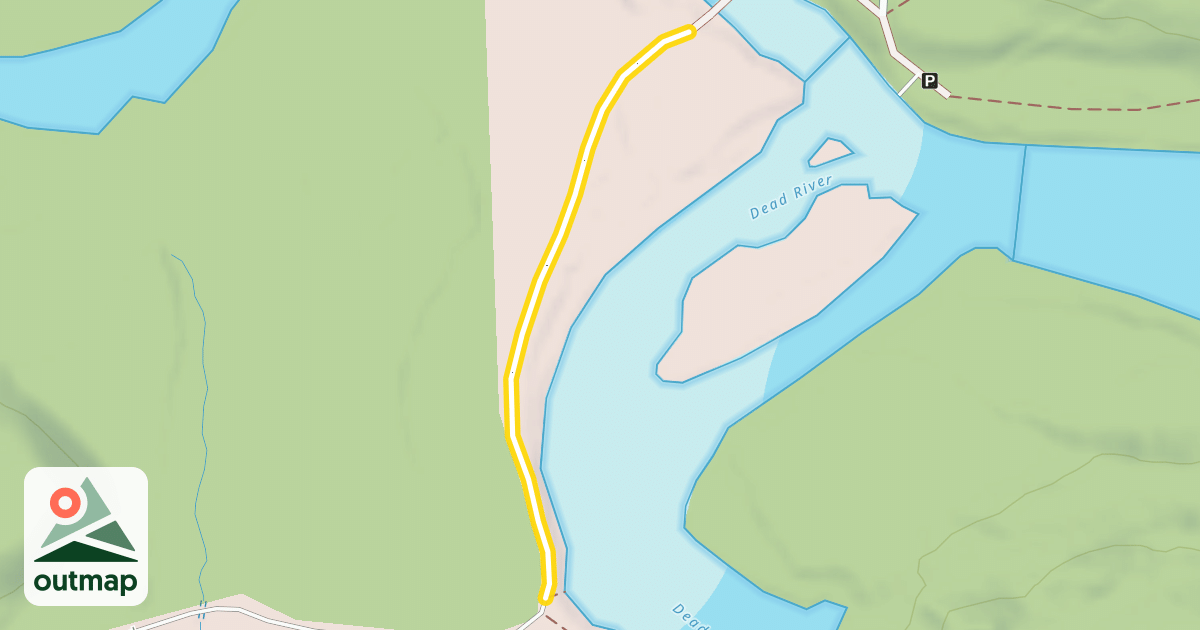 Map of Maine Huts Trail