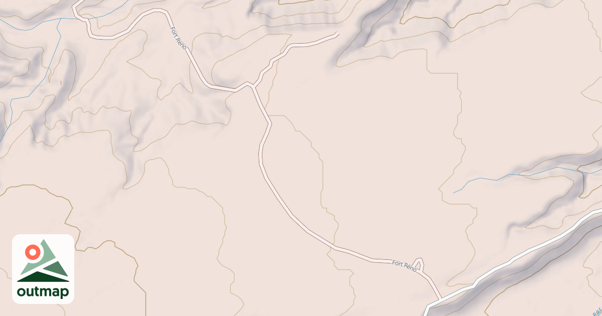 Map of FORT RENO