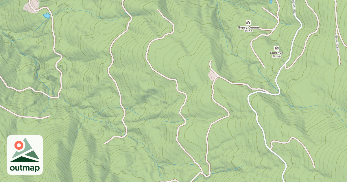 Map of LOWER EIGHT GULCH