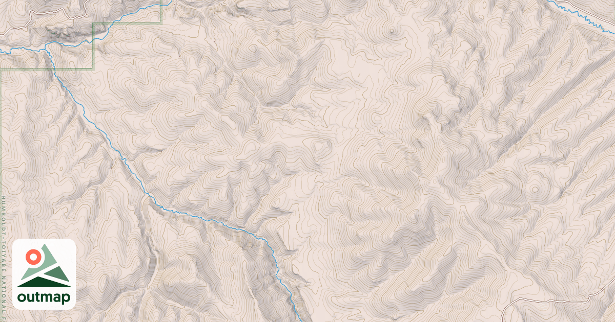 Map of SOUTH FORK QUINN ROAD/POST CRE