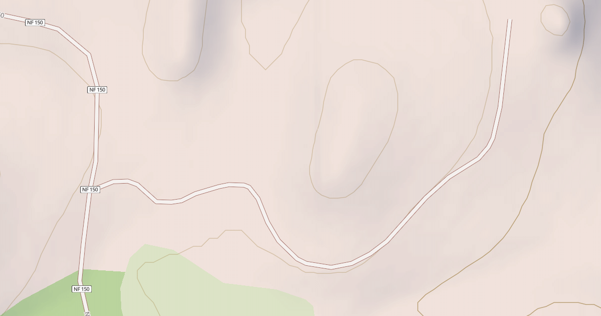 Map preview of USFS Motor Vehicle Use Map Roads {84BC24BF-0975-479E-825D-8F0C2B87D352}