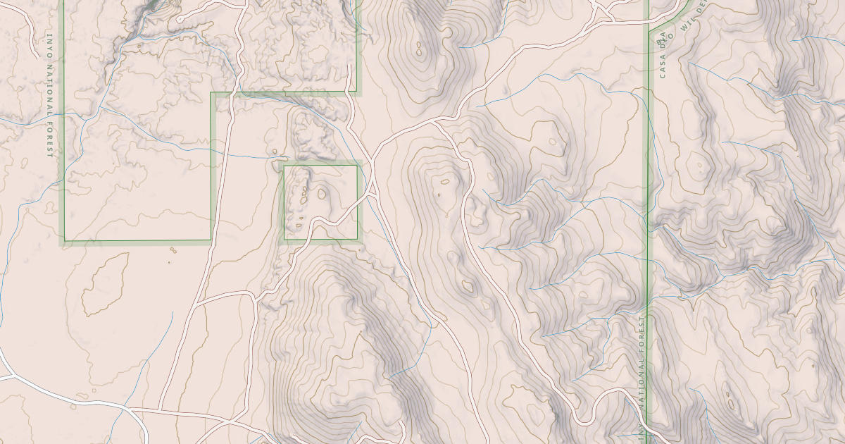 Map preview of CASA DIABLO MTN