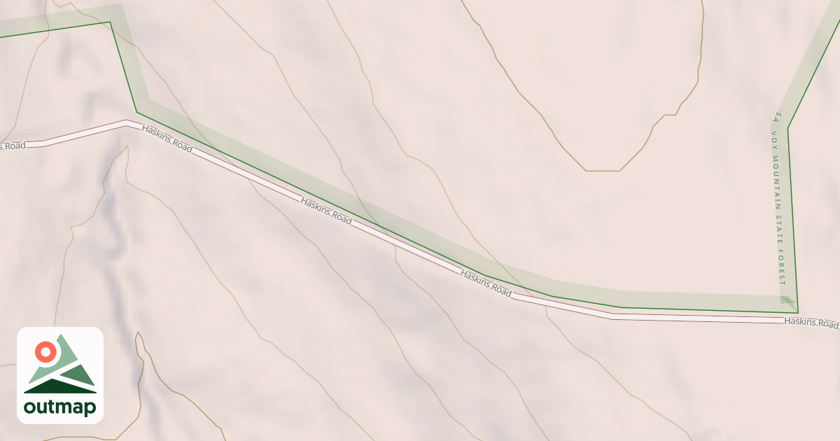 Map of Haskins Road