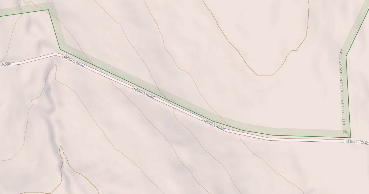 Map preview of Haskins Road