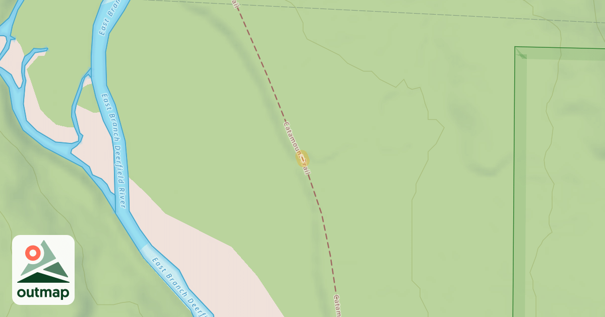Map of Catamount Trail