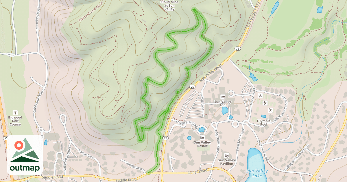 Map of Valley View Loop