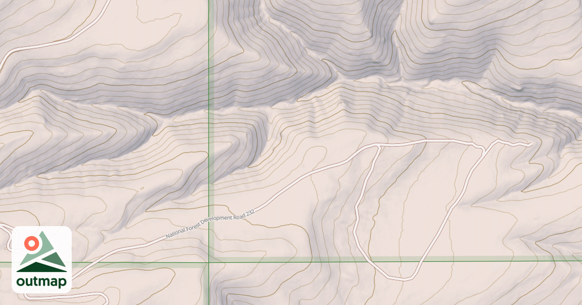 Map of USFS National Forest System Roads {05D99935-2711-4DE2-BD17-10AAC14CF319}