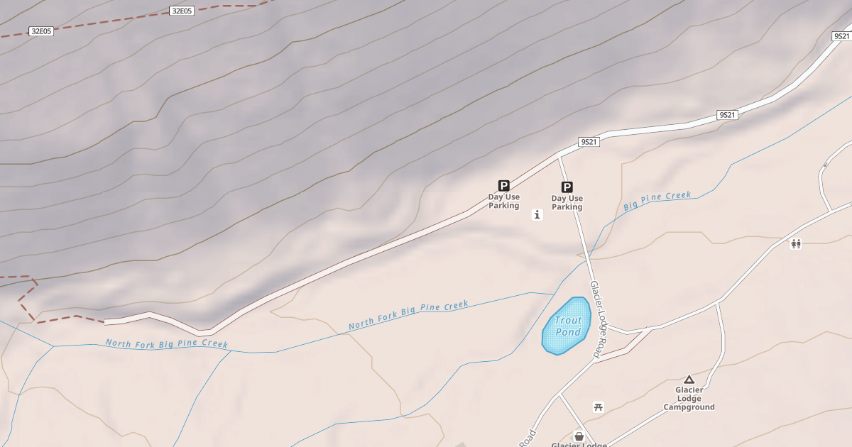 Map preview of BIG PINE TRACT AT TH Q-071