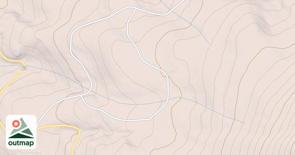 Map of BEAR WALLOW SPUR 1