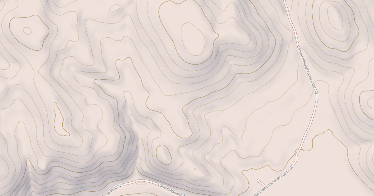 Map preview of DRY CANYON SPUR