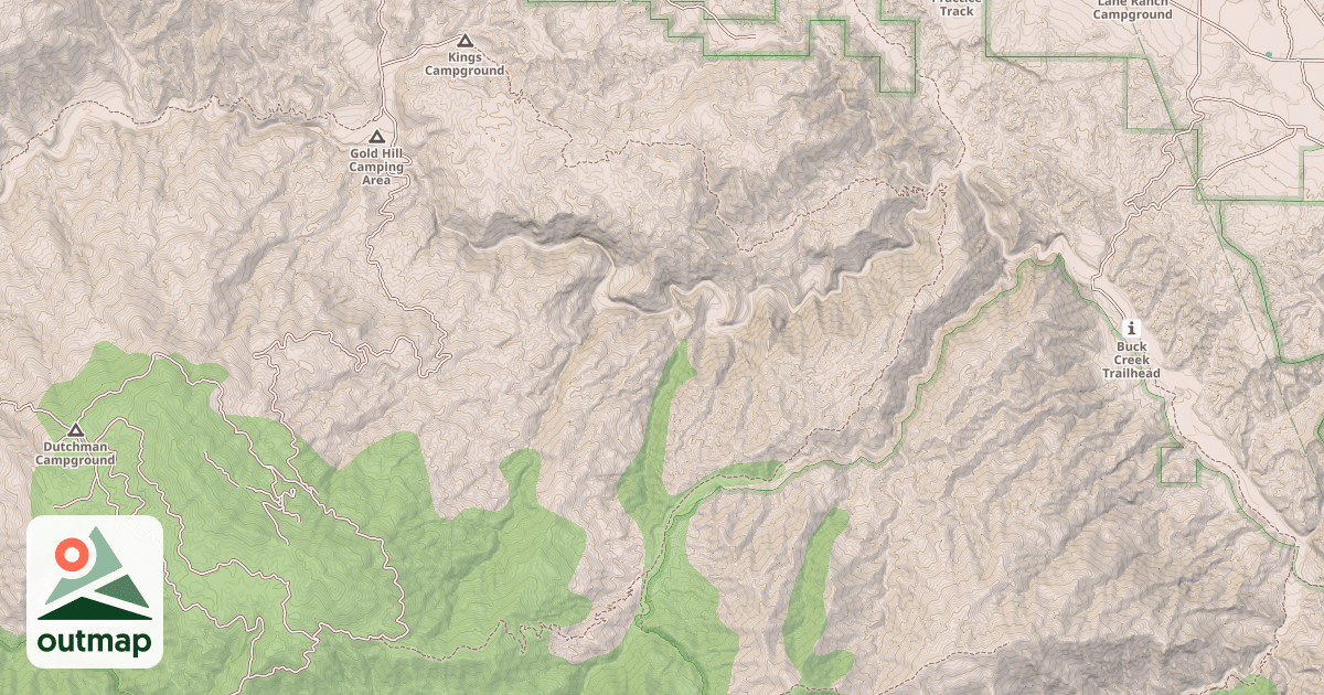 Map of USFS Motor Vehicle Use Map Trails 6835