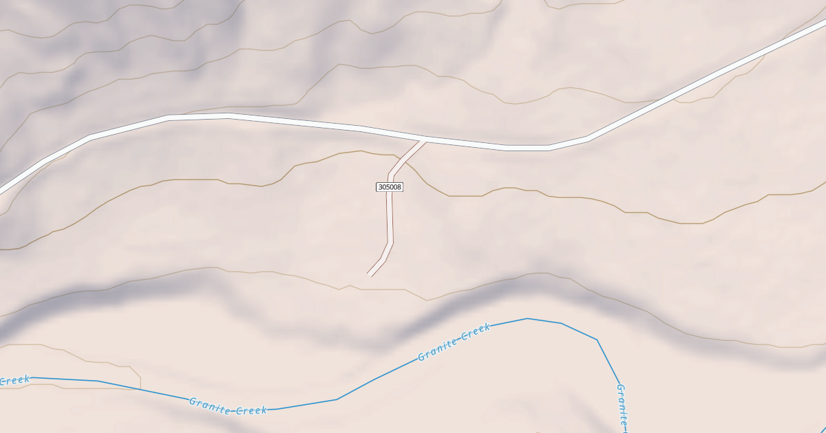 Map preview of GRANITE CR DISP REC SITE B