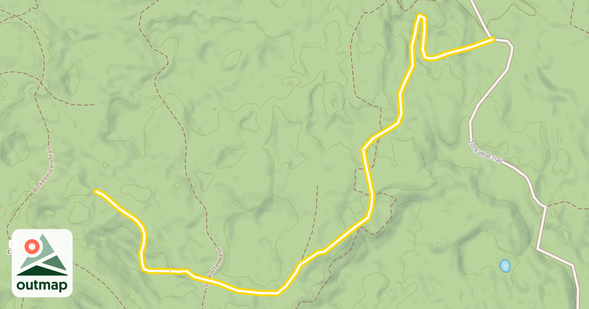 Map of North End Classic Trail