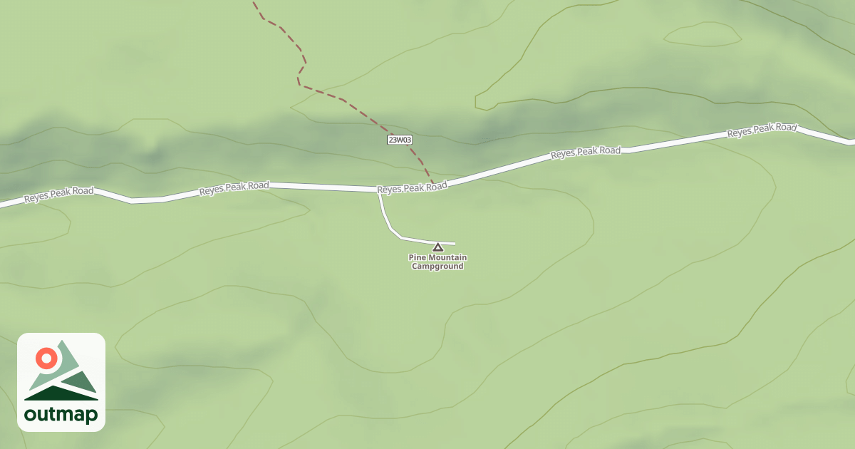 Map of PINE MTN. CG