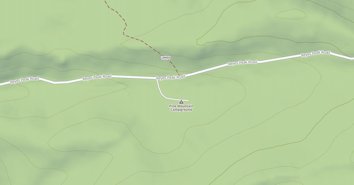 Map preview of PINE MTN. CG