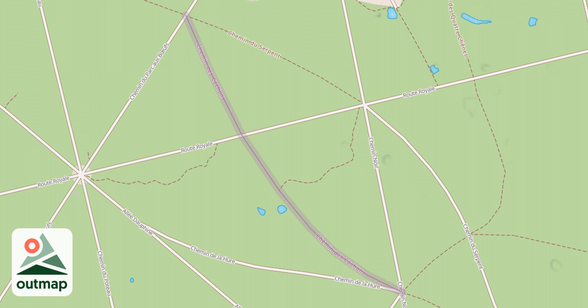 Map of Chemin des Cochons