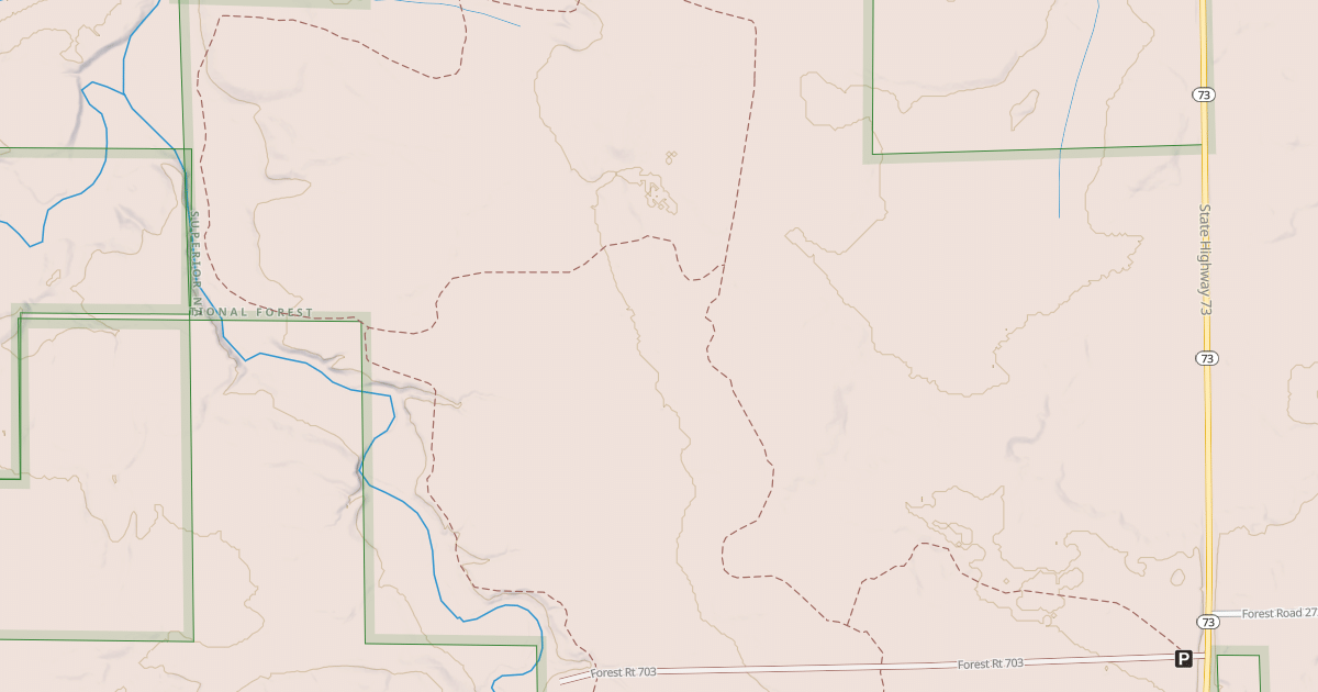 Map preview of EAST BRANCH STURGEON RIVER