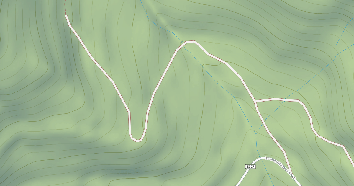 Map preview of USFS National Forest System Roads {D2CAC5C0-3975-4BEB-928A-AFC11A6290CC}