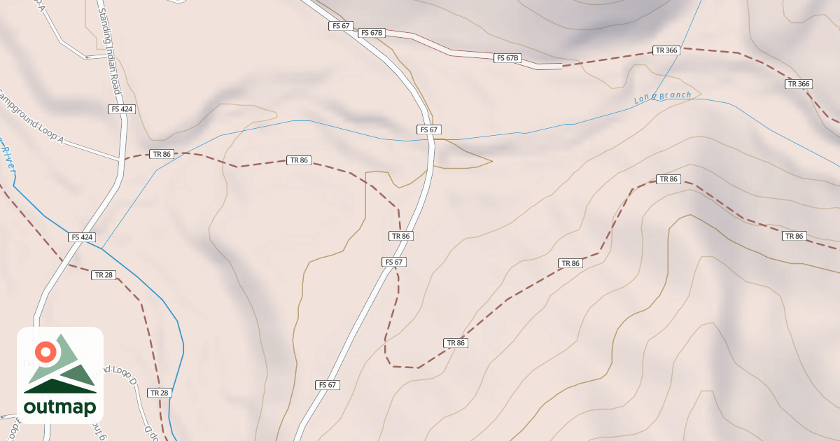 Map of UPPER NANTAHALA