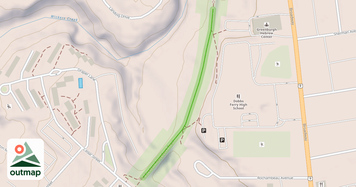 Map of Old Croton Aqueduct Trail